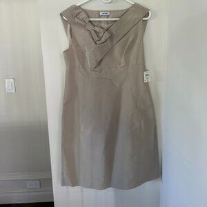 Moschino Grey Cocktail Dress with Bow